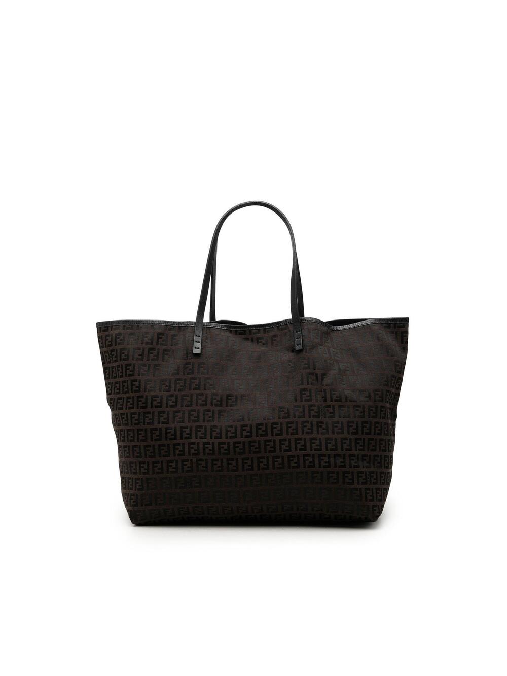Fendi Medium Zucchino Canvas Roll Tote #357603F54B